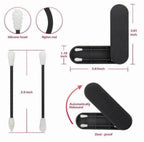 BeNat reusable silicone cotton swabs with silicone heads and nylon rods in a compact case
