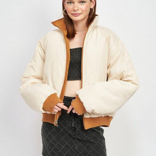 Women's Coats & Jackets Reversible Puffer Jacket