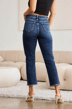 RFM Crop Dylan Full Size Tummy Control Distressed High - VacationGrabs