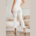 RFM Mini Mia Full Size Tummy Control High Waist Raw Hem - VacationGrabs