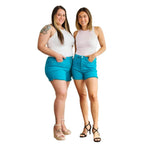 RFM Tummy Control High Waist Raw Hem Denim Shorts - VacationGrabs