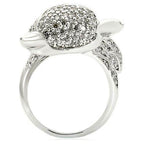 Rhinestone animal ring for women featuring a stylish turtle design with sparkling details