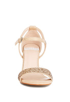 Women's rhinestone embellished sandals, elegant style, perfect for special occasions