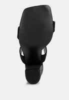 Elegant women's heels from London Rag International featuring rhinestone embellished sandals with a sleek design