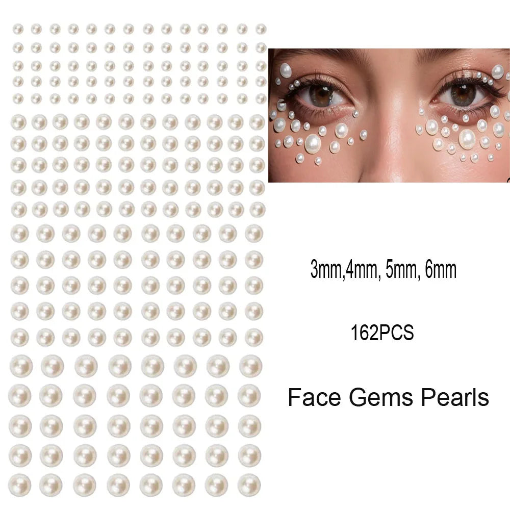 colored glitter rhinestone face and body gem stickers (photo 9 of 10)
