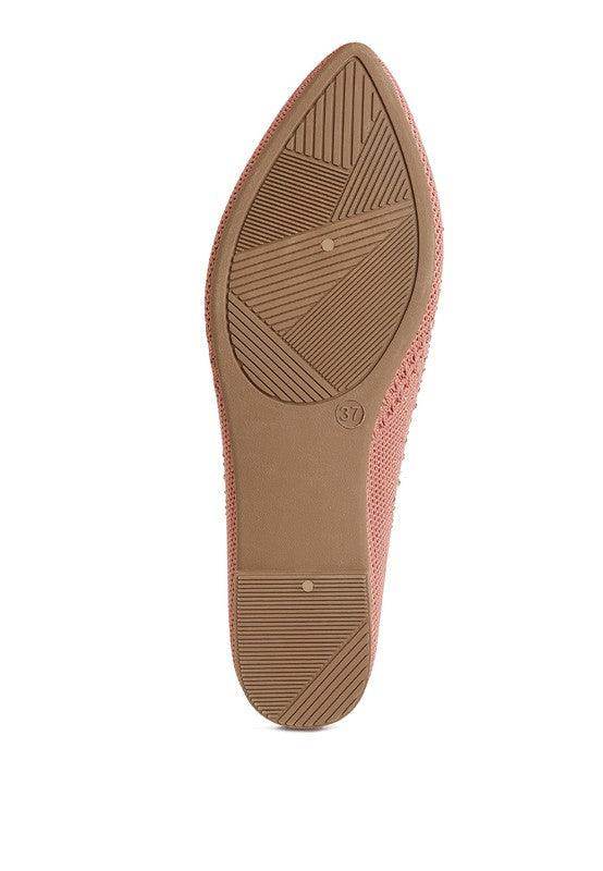 Rag Company women's pink rhinestone loafers for stylish casual wear