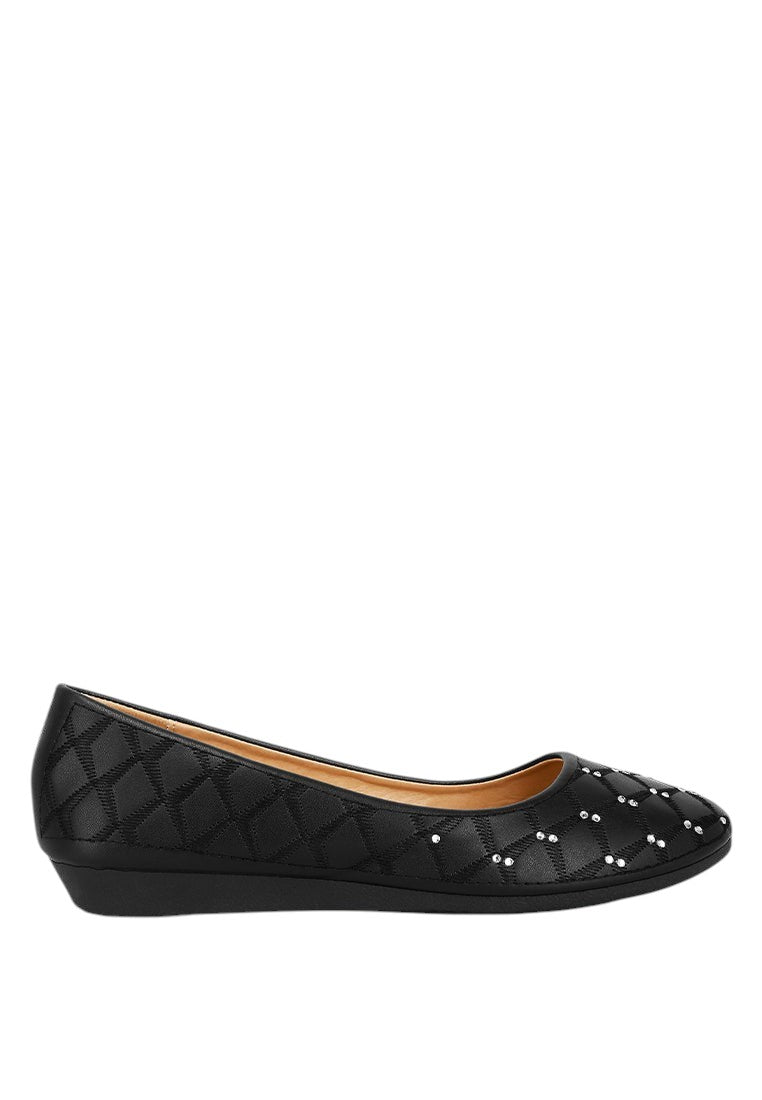 Gia Rhinestone Embellished Women'S Ballerinas
