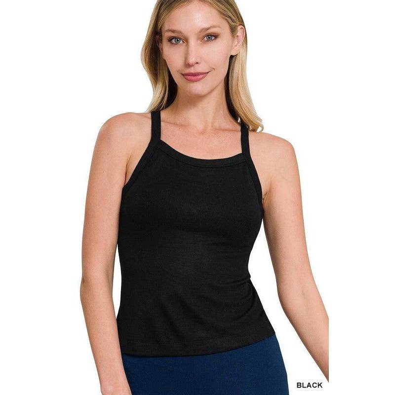Ribbed Soft Rayon Cami - VacationGrabs