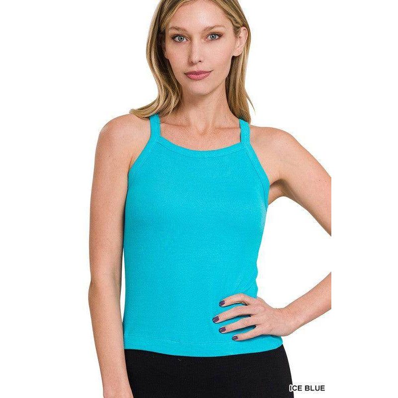 Ribbed Soft Rayon Cami - VacationGrabs