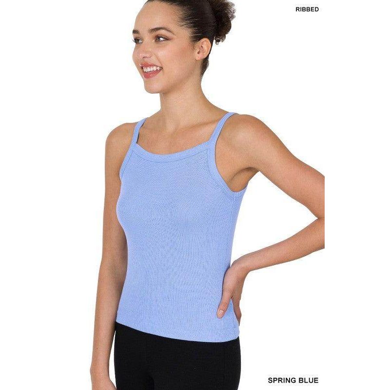 Ribbed Soft Rayon Cami - VacationGrabs
