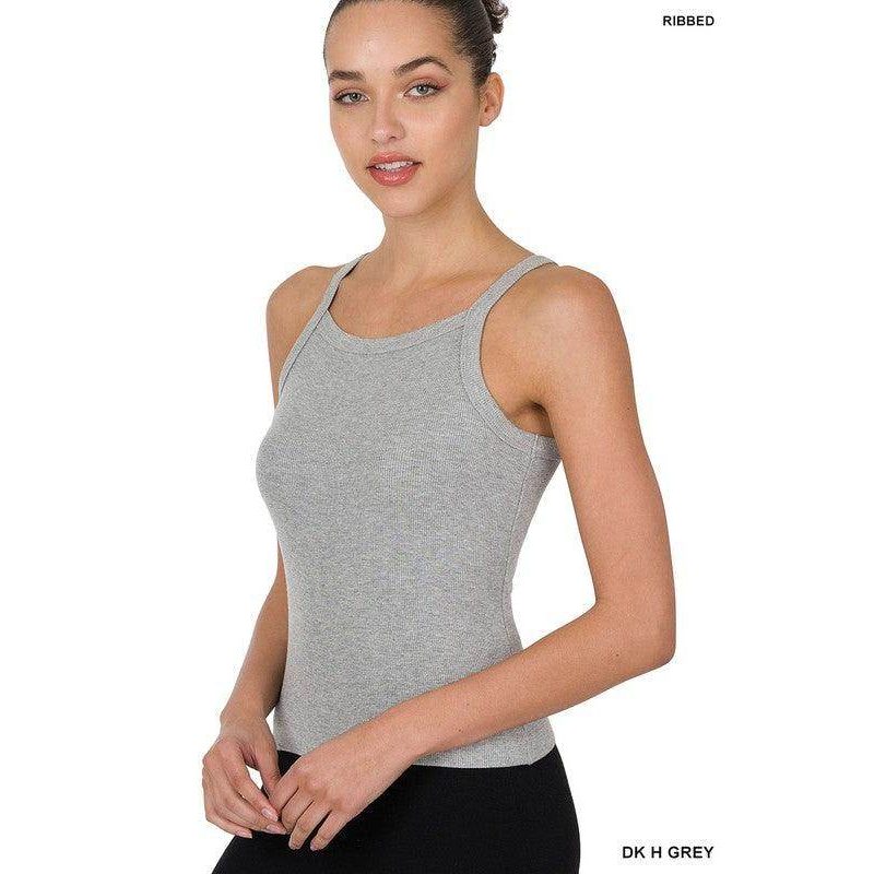 Ribbed Soft Rayon Cami - VacationGrabs