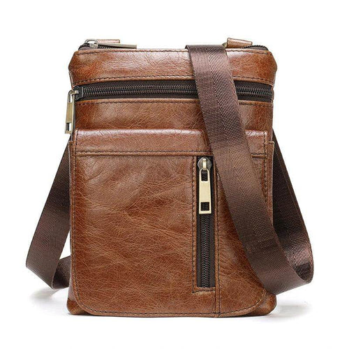 Rich Leather Small Shoulder Bags Phone Pouch Crossbody Bag - VacationGrabs
