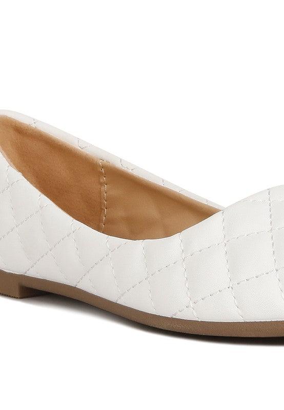 Women's Shoes - Flats Rikhani Quilted Detail Ballet Flats