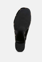 Riley Genuine Suede Platform Clogs