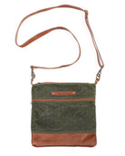 Rogue Industries stylish messenger bag for vacations featuring durable fabric and leather accents