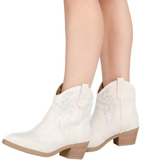 Women's Shoes - Boots Ronan Rhinestone Western Booties