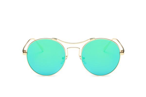 Sunglasses Round Mirrored Fashion Sunglasses