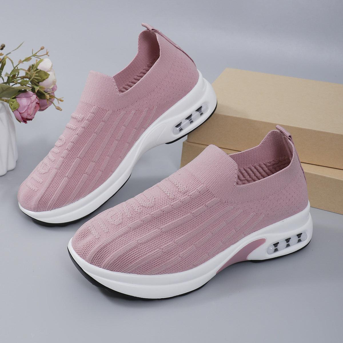 Women's Shoes - Sneakers Round Toe Mesh Loafers