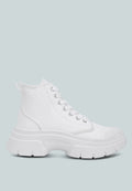 Roxane Chunky Lace Up Boots