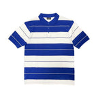 Royal Blue Old School Pique Polo Shirt - VacationGrabs