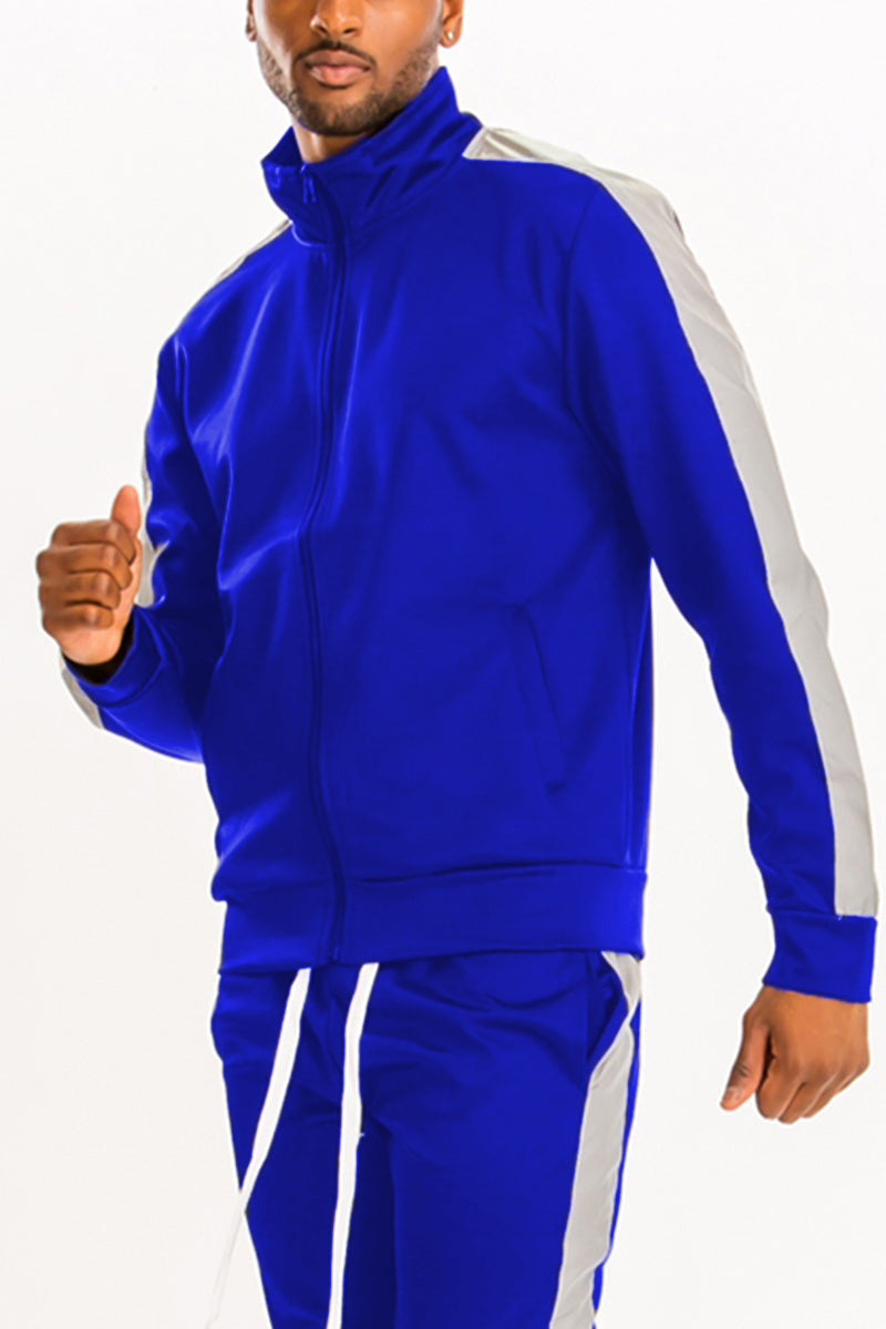 Men's Single Stripe Full-Zip Track Jacket