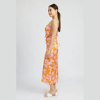 Ruched Maxi Skirt With Waist Drawstring - VacationGrabs