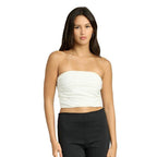 Ruched Tube Top - VacationGrabs