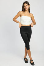 Ruched Tube Top - VacationGrabs