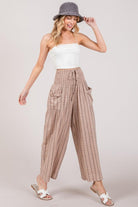 Women's Pants SAGE + FIG Cotton Gauze Wash Stripe Pants