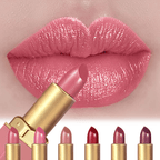 VacationGrabs lip gloss in pink shade for a shiny finish