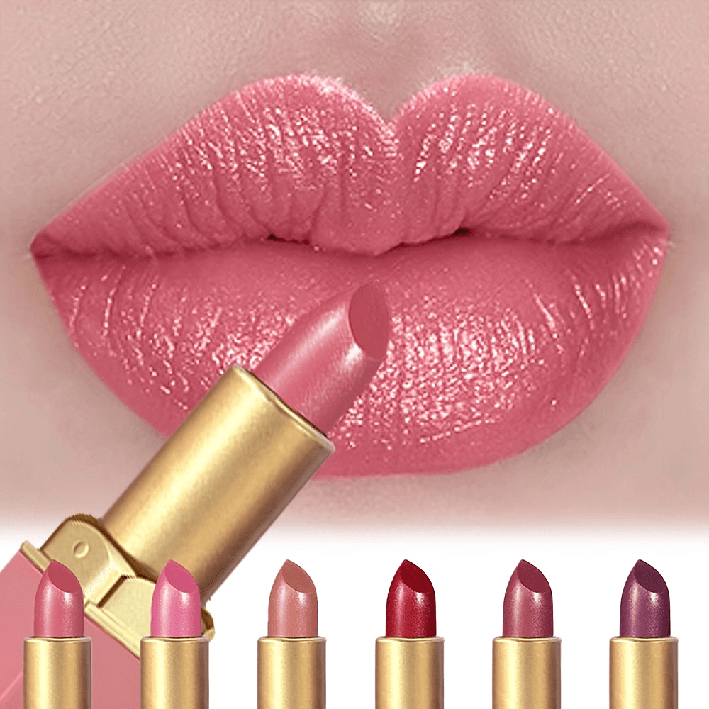 VacationGrabs lip gloss in pink shade for a shiny finish