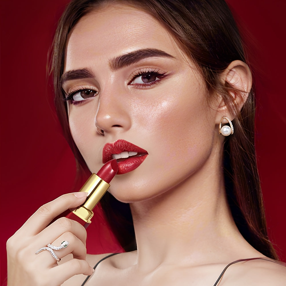 VacationGrabs lip gloss in vibrant red for a bold look