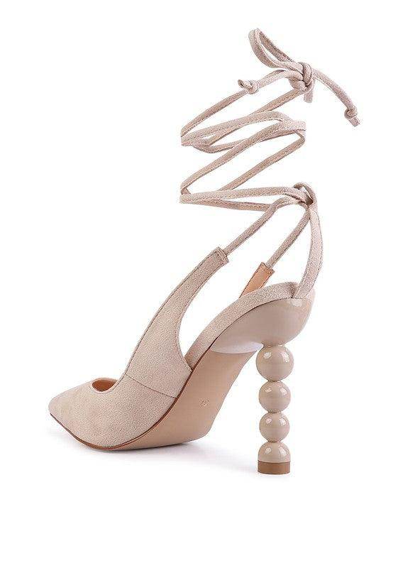 Rag Company women's vacation style sandals with a stylish block heel and lace-up detail