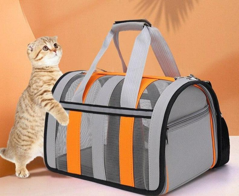  Screened Portable Pet Bag Breathable Cat Dog Shoulder Carrier
