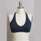Seamless Front Lace Racerback Bralette - VacationGrabs