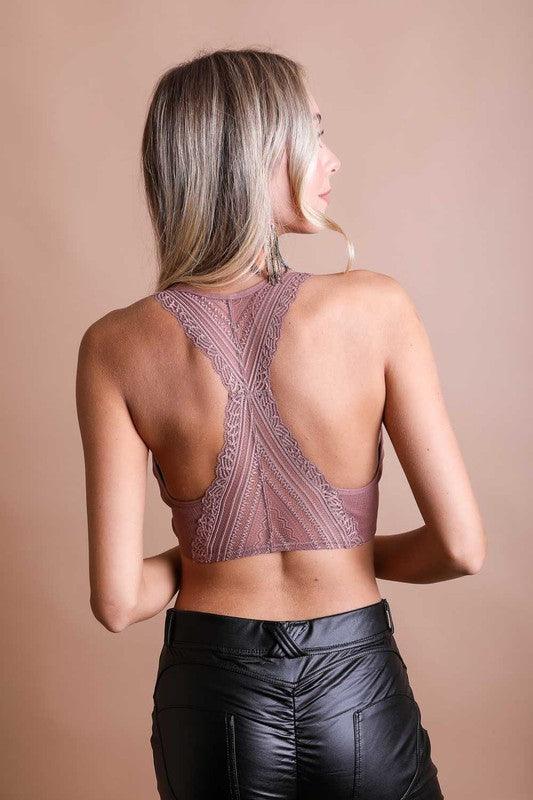 Seamless Front Lace Racerback Bralette – VacationGrabs