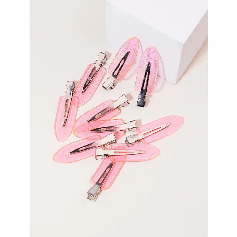 set of 10 seamless transparent hair clips (photo 1 of 7)