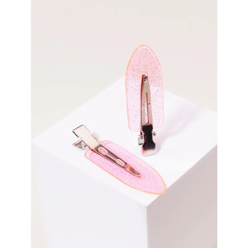 set of 10 seamless transparent hair clips (photo 2 of 7)
