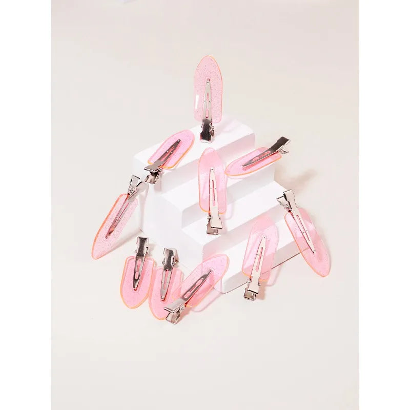 set of 10 seamless transparent hair clips (photo 5 of 7)