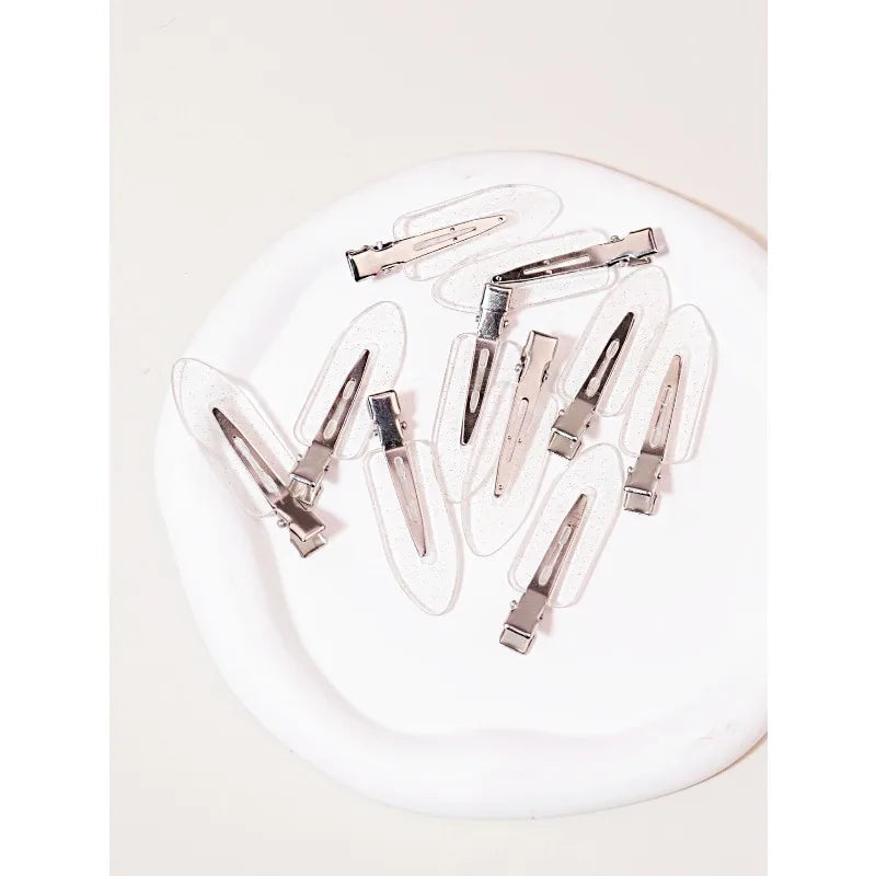 set of 10 seamless transparent hair clips (photo 6 of 7)