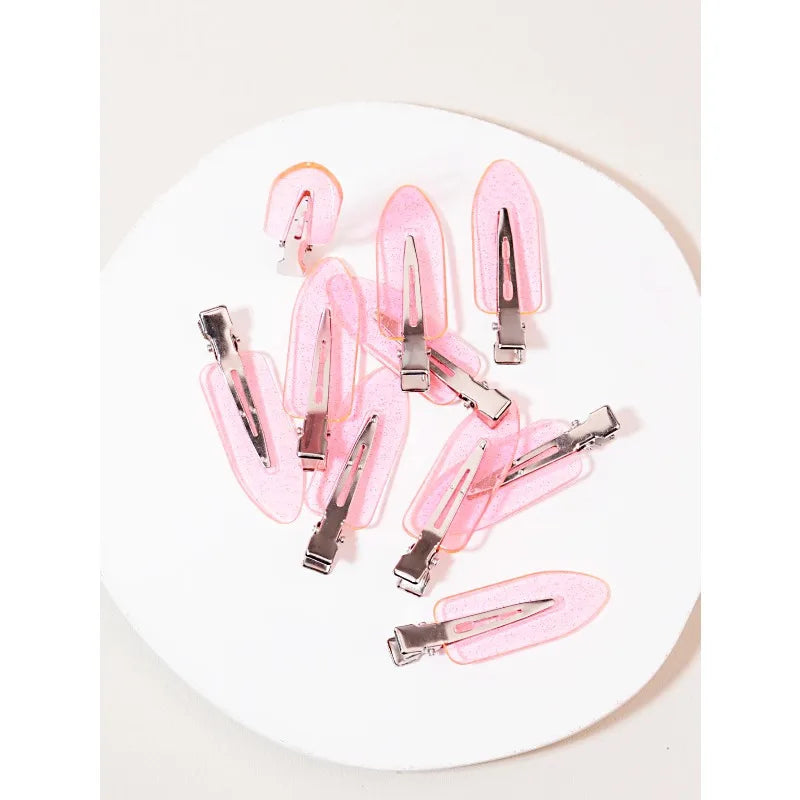 set of 10 seamless transparent hair clips (photo 7 of 7)