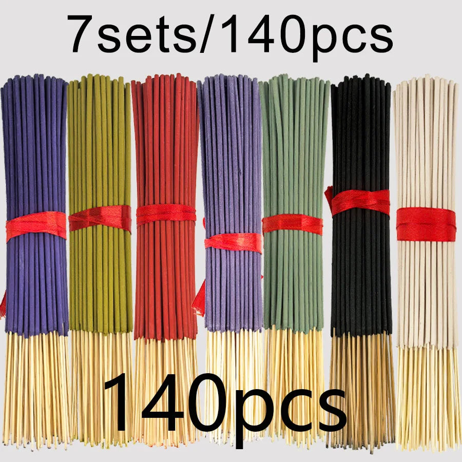 Seasonal incense stick sets in assorted colors for relaxation and meditation