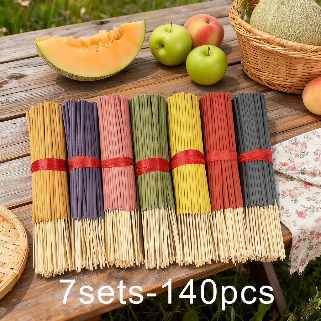 Seasonal incense stick sets in assorted colors for relaxation and ambiance
