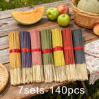 Seasonal incense stick sets in assorted colors for relaxation and ambiance
