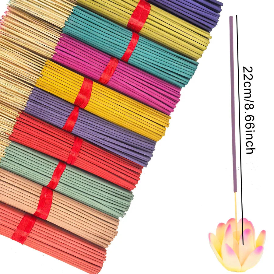 Seasonal incense stick sets with vibrant colors for aromatic relaxation