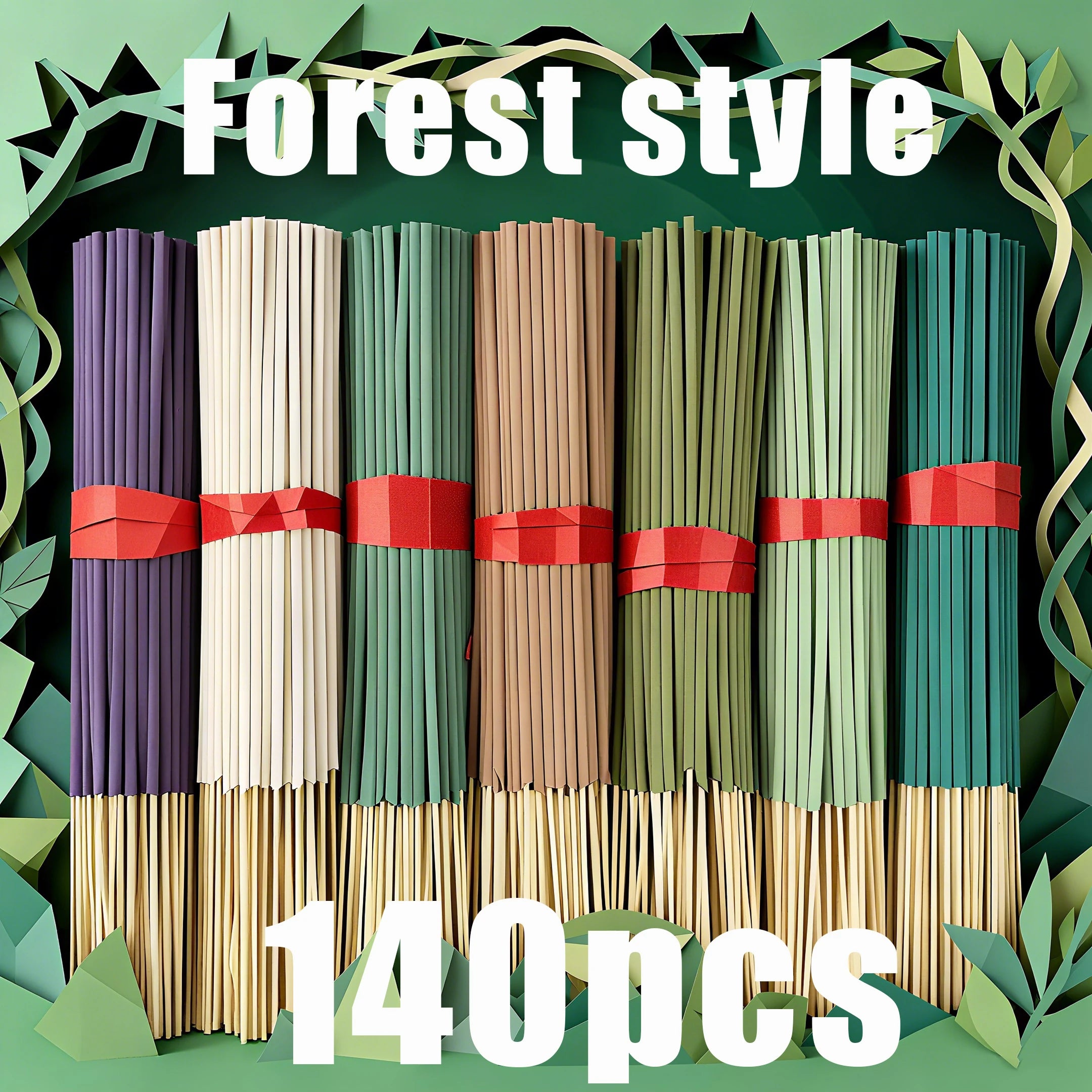 Seasonal incense stick sets in earthy tones for relaxing aromatherapy