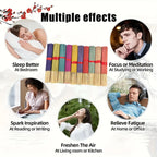 Seasonal incense stick sets, various colors for meditation and relaxation