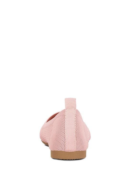 Women's Shoes - Flats Selaris Fly Knit Slip On Ballerinas