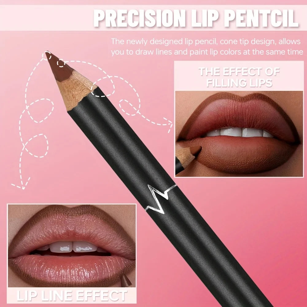 VacationGrabs precision lip pencil in brown for outlined and filled lips