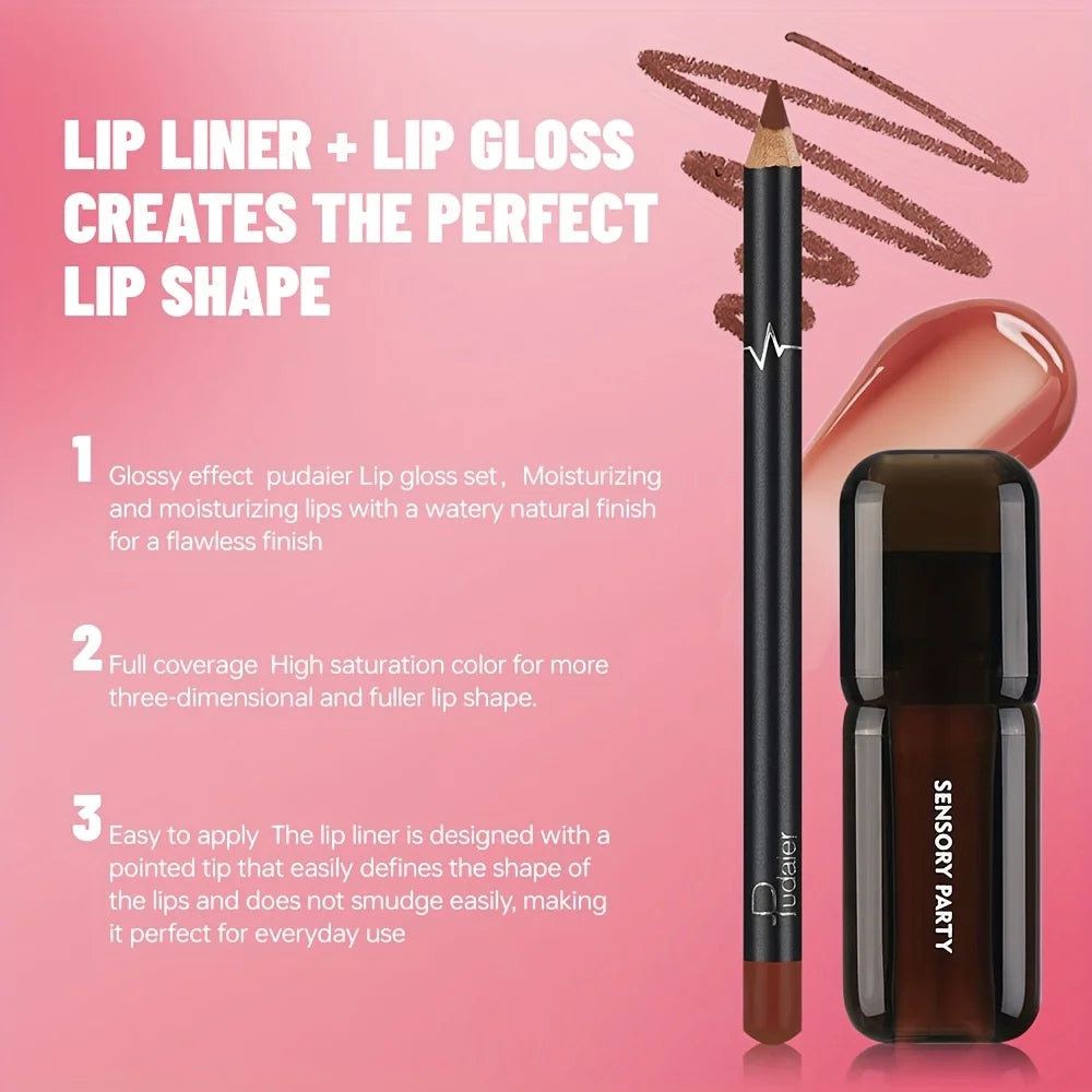 Pudra lip gloss with moisturizing finish for flawless lips